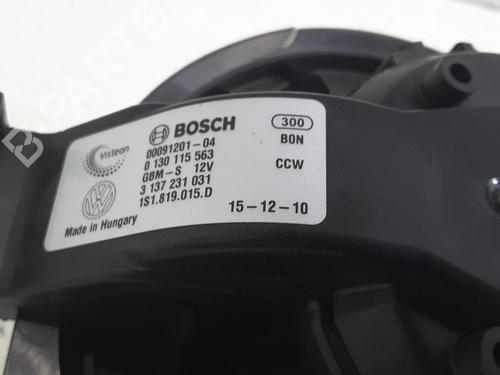 Heater blower motor SKODA CITIGO (NF1) 1.0 | BP15367641M62 