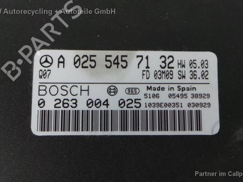 Used Electronic module MERCEDES-BENZ E-CLASS T-Model (S211) E 220 T CDI (211.206) (150 hp) 15362814