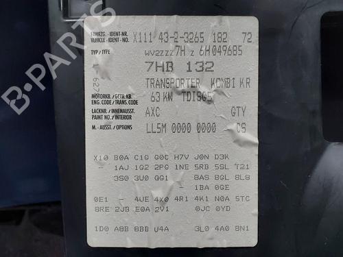 Right front door VW TRANSPORTER T5 Bus (7HB, 7HJ, 7EB, 7EJ) 1.9 TDI | BP22685105C3 
