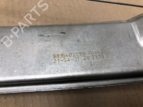Front right window mechanism PEUGEOT 2008 I (CU_) 1.2 THP 110 / PureTech 110 | BP37206394C23 - Image 5