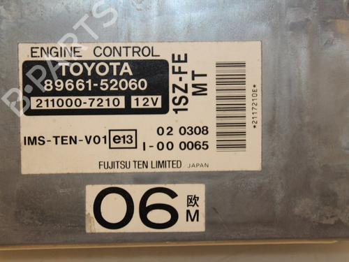 Engine control unit (ECU) TOYOTA YARIS (_P1_) 1.0 (SCP10_, SCP10R) | BP15324033M57 