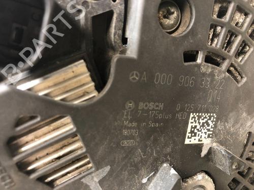 Alternator MERCEDES-BENZ B-CLASS Sports Tourer (W246, W242) B 220 CDI / d (246.203) | BP16120469M7 