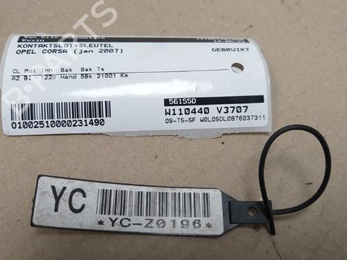 Ignition barrel OPEL CORSA D (S07) 1.2 (L08, L68) | BP15345862M48 