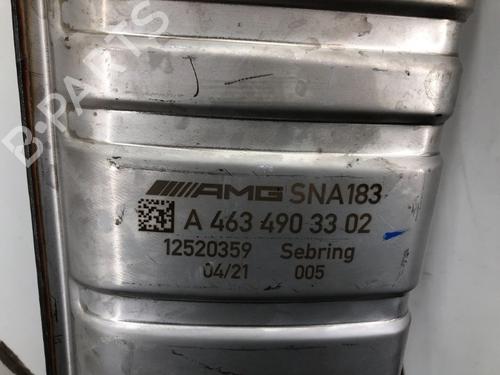 Exhaust system MERCEDES-BENZ G-CLASS (W463) AMG G 63 (463.276, 463.277) | BP15830063M121 