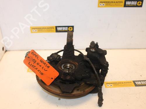 Used Left front steering knuckle PEUGEOT 307 SW (3H) 1.6 16V (109 hp) 15312373