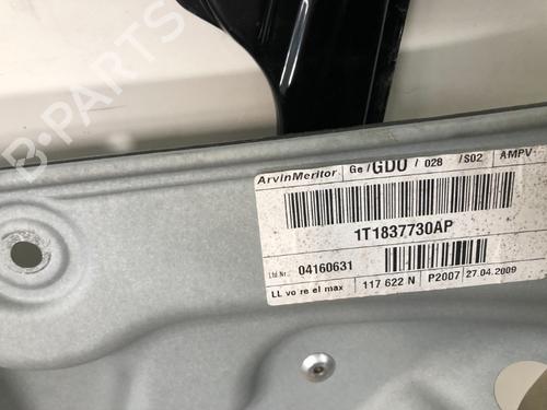 Front right window mechanism VW TOURAN (1T1, 1T2) 2.0 TDI | BP17375994C23 