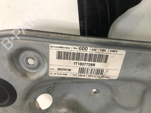 Front left window mechanism VW TOURAN (1T1, 1T2) 2.0 TDI | BP15649938C22 