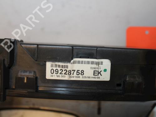 Used Instrument cluster Instrument cluster OPEL ZAFIRA A MPV (T98) 2.0 DTI 16V (F75) (101 hp) 15306209 15306209