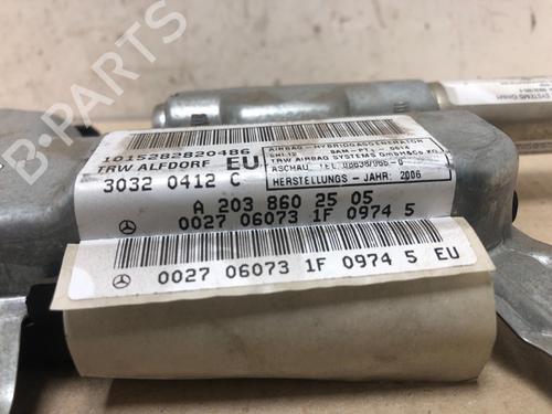 Left door airbag MERCEDES-BENZ C-CLASS (W203) C 200 Kompressor (203.042) | BP16120414C52