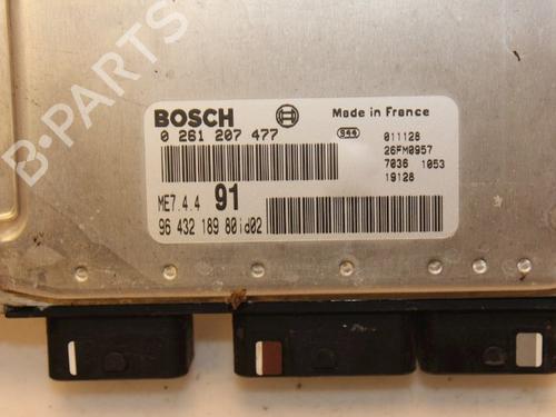 Engine control unit (ECU) PEUGEOT 206 CC (2D) 1.6 16V (2DNFUF, 2DNFUR) | BP15330574M57 