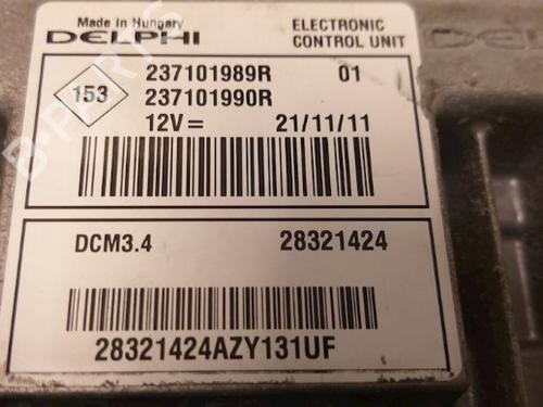 Engine control unit (ECU) RENAULT CLIO III (BR0/1, CR0/1) 1.5 dCi | BP15337466M57 