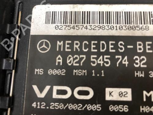 Engine control unit (ECU) MERCEDES-BENZ A-CLASS (W168) A 160 (168.033, 168.133) | BP15533541M57 