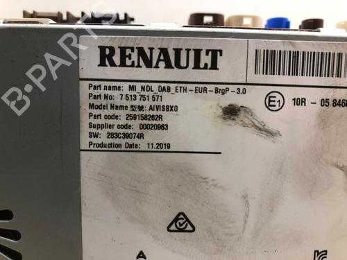 Radio RENAULT ZOE Hatchback Van (BFM_) Electric (BFMC, BFMD) | BP37212063E6 - Image 5
