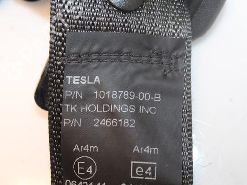 Rear left seatbelt TESLA MODEL S (5YJS) 85D AWD | BP15320955I29 
