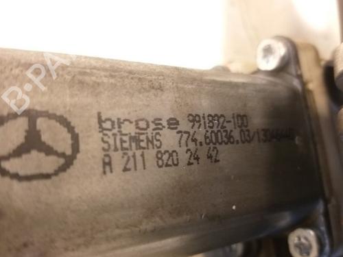 Rear right window mechanism MERCEDES-BENZ E-CLASS (W211) E 220 CDI (211.006) | BP15340458C25 