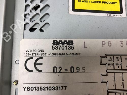 Radio SAAB 9-5 (YS3E) 2.0 t | BP15535707E6 