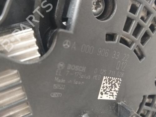 Alternator MERCEDES-BENZ B-CLASS Sports Tourer (W246, W242) B 220 CDI / d (246.203) | BP15341787M7 