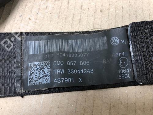 Rear right seatbelt VW GOLF PLUS V (5M1, 521) 1.9 TDI | BP16075530I28 