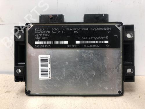 Used Engine control unit (ECU) PEUGEOT PARTNER Box Body/MPV (5_, G_) 1.9 D (69 hp) 15538279