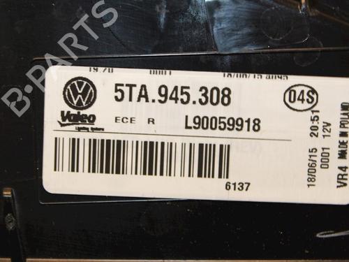 Used Right taillight VW TOURAN (5T1) 1.6 TDI (110 hp) 15323092