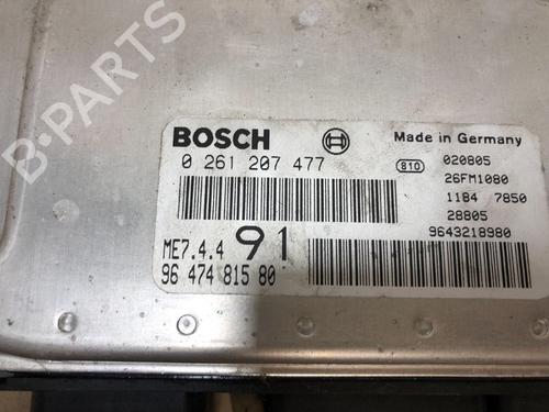 Engine control unit (ECU) PEUGEOT 206 CC (2D) 1.6 16V (2DNFUF, 2DNFUR) | BP15533617M57 