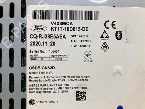 Radio FORD TRANSIT CONNECT V408 Box Body/MPV 1.5 EcoBlue | BP37212146E6 - Image 7