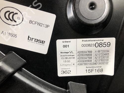 Rudehejsemekanisme ventre foran MERCEDES-BENZ E-CLASS (W213) AMG E 63 S 4-matic+ (213.089) | BP37207201C22 - Image 4