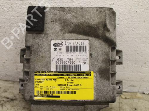 Used Engine control unit (ECU) PEUGEOT 206 Hatchback (2A/C) 1.4 i (75 hp) 15304477