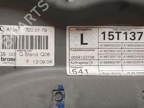 Front left window mechanism MERCEDES-BENZ A-CLASS (W169) A 150 (169.031, 169.331) | BP15341006C22 