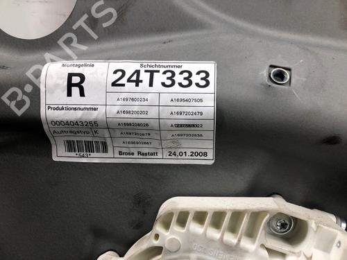 Front right window mechanism MERCEDES-BENZ B-CLASS Sports Tourer (W245) B 180 CDI (245.207) | BP20986135C23 