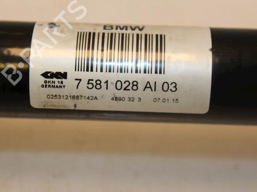 Right rear driveshaft BMW 5 Touring (F11) 520 d xDrive | BP15326762M41 