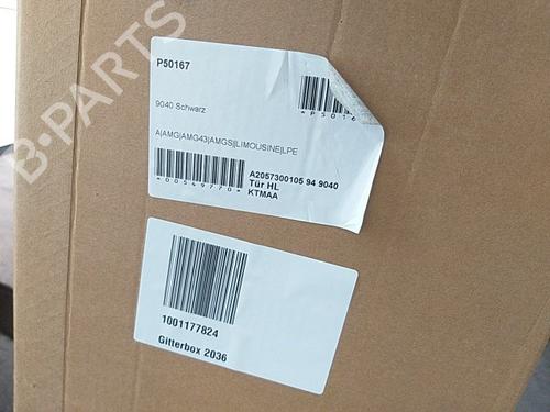 Used Left rear door MERCEDES-BENZ C-CLASS (W205) C 200 (205.080) (204 hp) 16265702