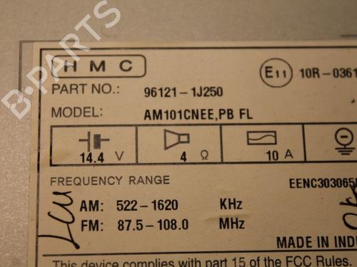 Radio HYUNDAI i20 I (PB, PBT) 1.2 | BP15312000E6 