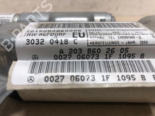 Høyre dør kollisjonspute MERCEDES-BENZ C-CLASS (W203) C 200 Kompressor (203.042) | BP16120415C51