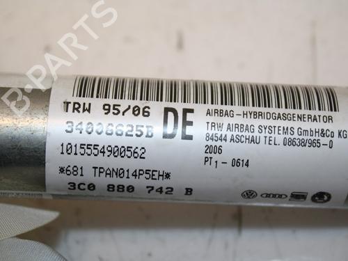 Right curtain airbag VW PASSAT B6 (3C2) 3.2 FSI 4motion | BP15335845C12