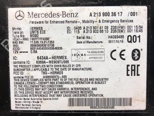 Electronic module MERCEDES-BENZ C-CLASS T-Model (S205) C 180 (205.240) | BP16120827M83 