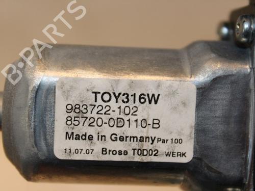 Front left window mechanism TOYOTA YARIS (_P9_) 1.3 VVT-i (SCP90_, SCP90R) | BP15327240C22 