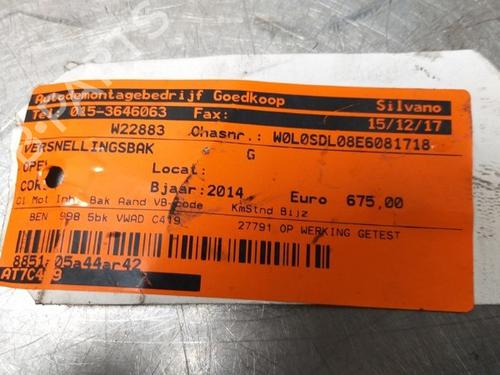 Used Gearbox Gearbox 15884771 15884771
