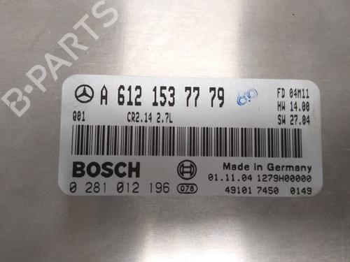 Engine control unit (ECU) MERCEDES-BENZ CLK (C209) CLK 270 CDI (209.316) | BP15533397M57 