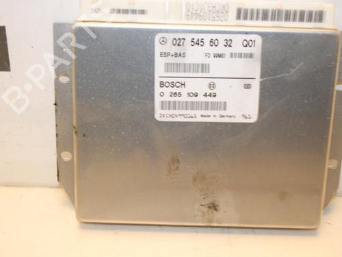 Used ESP ECU MERCEDES-BENZ A-CLASS (W168) A 160 (168.033, 168.133) (102 hp) 15313691