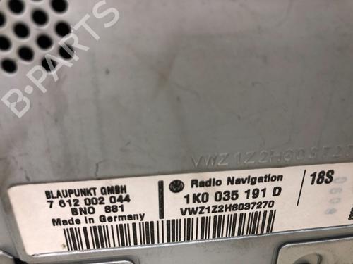 Radio VW GOLF V (1K1) 1.4 TSI | BP17077421E6 