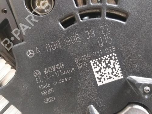 Alternator MERCEDES-BENZ B-CLASS Sports Tourer (W246, W242) B 220 CDI / d (246.203) | BP16033246M7 