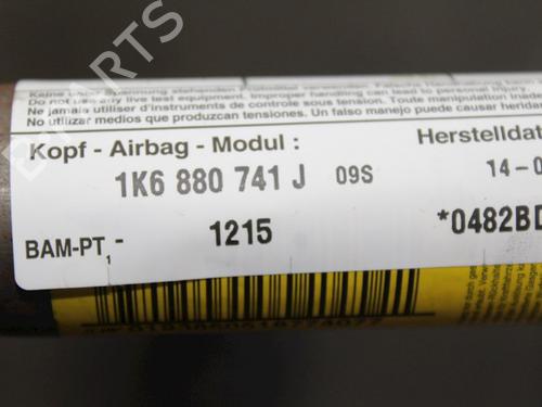 left-curtain-airbag-vw-golf-v-1k1-19-tdi-1k6880741j-2003-2004-2005-2006-2007-2008-2009-2010-15321499 main image