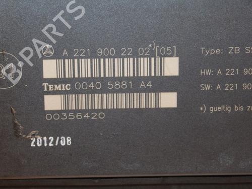 Electronic module MERCEDES-BENZ S-CLASS (W221, V221) S 350 BlueTec (221.026, 221.126) | BP15321423M83 