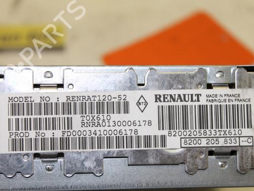 Radio RENAULT LAGUNA II (BG0/1_) 2.2 dCi (BG0F) | BP15305550E6 