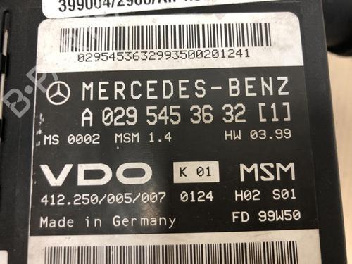 Engine control unit (ECU) MERCEDES-BENZ A-CLASS (W168) A 160 (168.033, 168.133) | BP15535252M57 