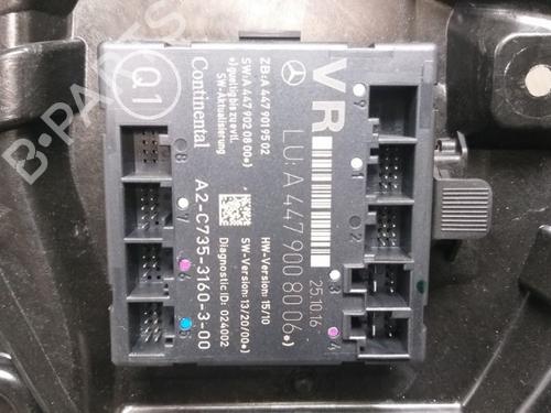 Front right window mechanism MERCEDES-BENZ V-CLASS (W447) V 200 CDI / d (447.811, 447.813, 447.815) | BP16069317C23 