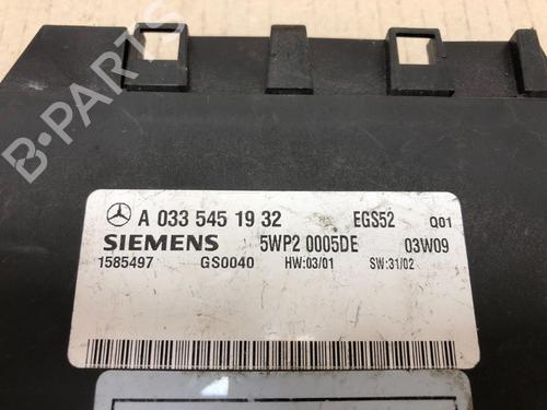 Electronic module MERCEDES-BENZ S-CLASS (W220, V220) S 400 CDI (220.028, 220.128) | BP15297422M83 