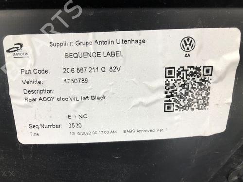 Rear left panel VW POLO VI (AW1, BZ1, AE1) 1.0 TSI | BP37204117C60 - Image 5