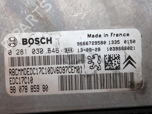 Engine control unit (ECU) PEUGEOT PARTNER Box Body/MPV 1.6 HDi | BP15306549M57 